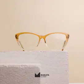 MakataGlasses - Frame Cateye Gaya Kekinian Tangkai Pegas - UTARI 02