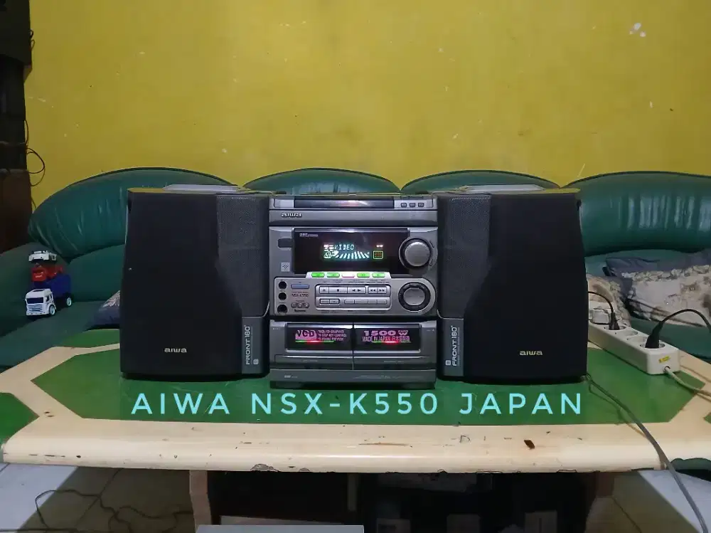 Hifi Compo AIWA NSX-K550 Segel Mulus Terawat