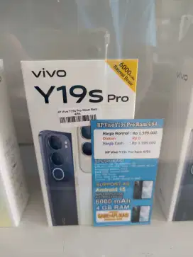 HP VIVO Y19S PRO RAM 4/64