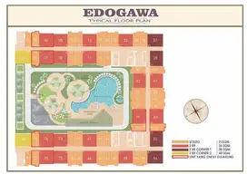 DIJUAL APARTEMEN STUDIO DI TOKYO RIVERSIDE TOWER EDOGAWA PIK STATEGIS