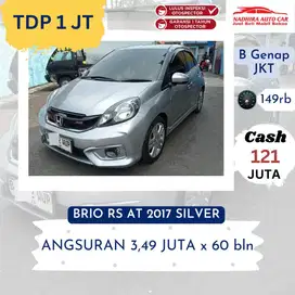 TDP Hanya 1 Juta Brio RS AT 2017 Silver