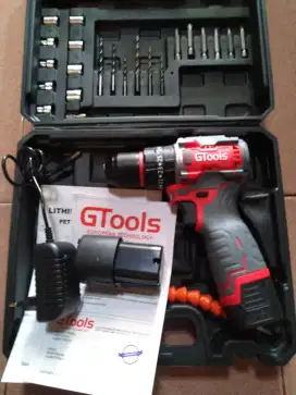 BNIB Bor Baterai Cordless Brushless 3 Drill Mode 2 Baterai 
G tools