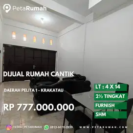Dijual rumah cantik beserta perabot daerah pelita dan krakatau