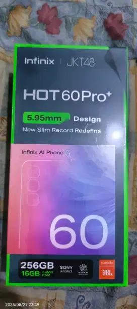 Infinix Hot 60 pro+ 8/256GB SEGEL DUS