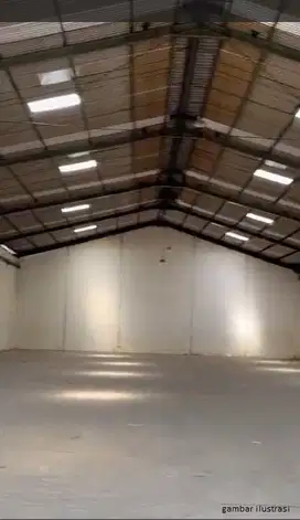 Disewakan Gudang Margomulyo akses kontainer