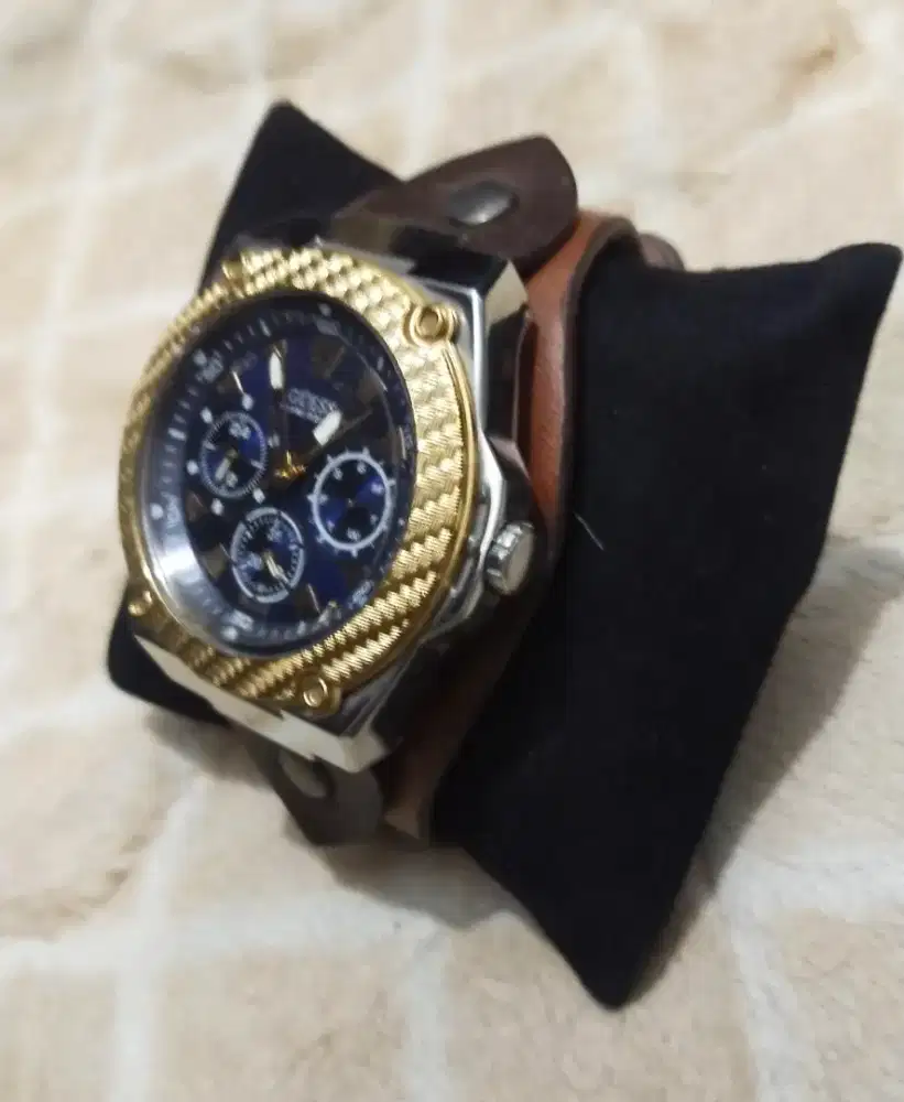 TERIMA PESANAN STRAP / TALI JAM TANGAN Asli FuL KuliT ecco TERBAIK