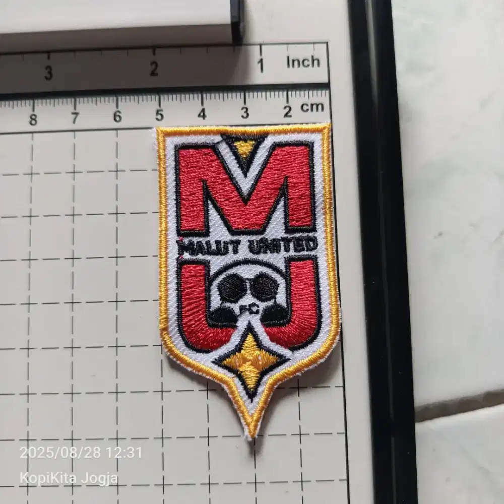 Emblem patch bordir malut united