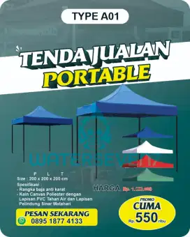 Tenda Lipat ( Portable ).. 2x2 M.