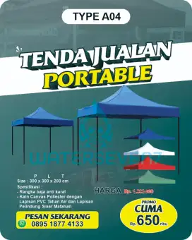 Tenda Lipat ( Portable ) 3 x 3 M.