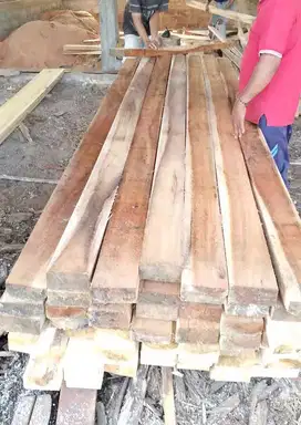 Jual papan kayu mahoni