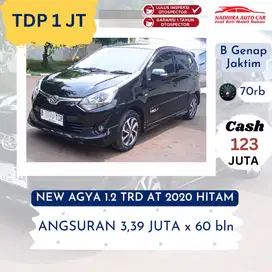 Promo TDP 1 Juta New Agya 1.2 TRD AT 2020 Hitam
