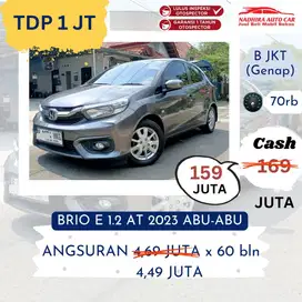 Promo TDP 1 Juta Brio E 1.2 AT 2023 Abu-abu
