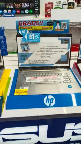 Promo Laptop Merek HP Ram 8 256 prosesor core i3