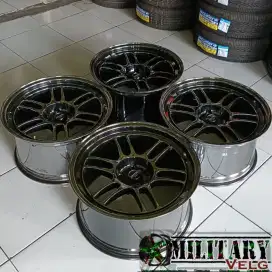 Enkei RPF1 FACE2 Flowforming R18 Blackchrome likenew