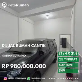 Dijual cepat townhouse cantik jalan sutrisno daerah asia