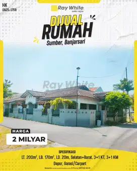 Dijual Rumah Hook Luas di Sumber, Solo Kawasan Elit Pusat Kota Solo