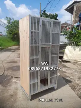 KANDANG KUCING ALUMUNIUM READY STOCK