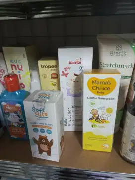 Perawatan bayi, baby lotion, shampoo, cologne, dll