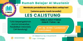 Les Privat Al Mustanir. Tutor datang ke rumah atau siswa ke lokasi.
