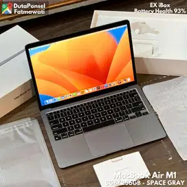 MACBOOK AIR M1 13’’ 8GB/256GB BH 93% FULLSET IBOX