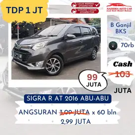 TDP Hanya 1 Juta Sigra R AT 2016 Abu-abu