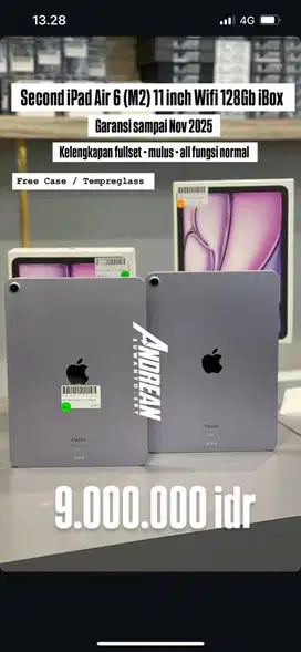 Ipad air 6 (M2) 11 inch wifi ibox