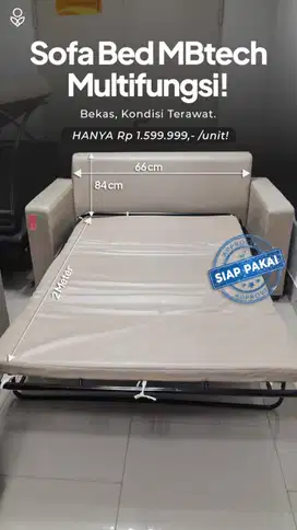 Sofa bed MBTECH Minimalist bekas