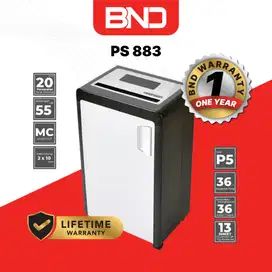 MESIN PENGHANCUR KERTAS | BND PS 883 CC (Micro Cut – Cross Cut)