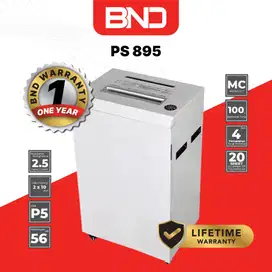 MESIN PENGHANCUR KERTAS | BND PS 883 CC (Micro Cut – Cross Cut)