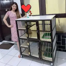 READY STCOK KANDANG KUCING ALUMUNIUM