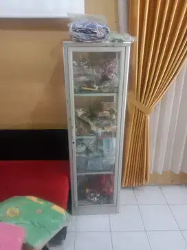Etalase tinggi 180 lebar 120 dan tinggi 150 lebar 45 harga borong 1 jt