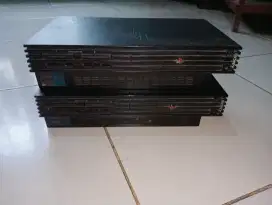 Jual murah 2 unit borongan PS2 + hardisk dlm 120 & 80 GB,