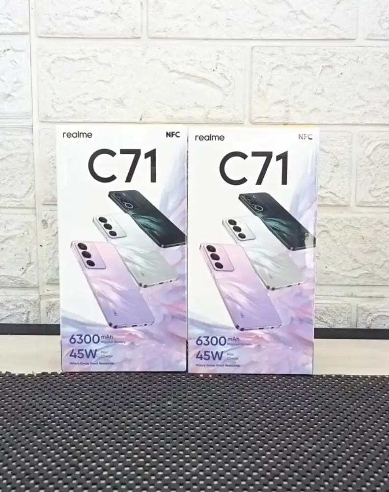 Baru.!!Real C71 Ram 4+4/128 Segel/Garansi resmi.