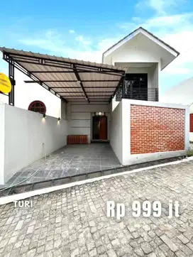 Dijual Villa Estetik di Area Sejuk di Donokerto Turi