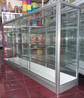 Etalase Panjang 2Mx1M Barang Baru & Siap Kirim