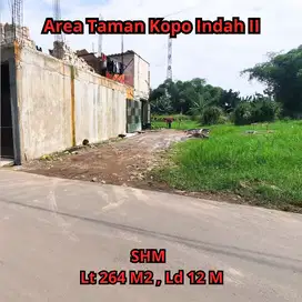 Jual Tanah Hunian Kopo Bandung Luas 264 M2 SHM Siap Bangun