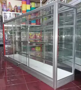 Etalase Toko dll Panjang 2Mx1M (4 Tingkat)