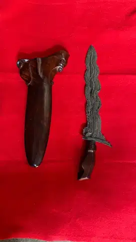 Keris langka dhapur unik Kediri besi membatu top unik