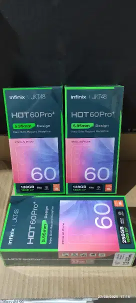 Infinix Hot 60 Pro+ ram 8/128/256 Baru