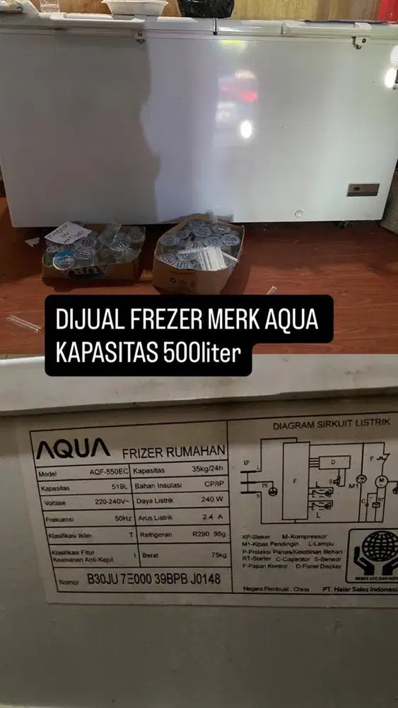 dijual frezer murah dibawah harga mormal