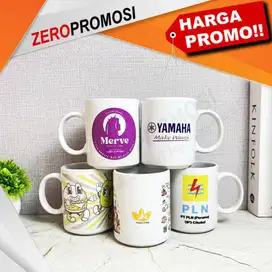 Promosi Mug Standar Keramik Cetak Logo