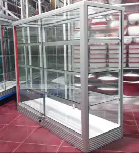 Etalase Panjang 1,2Mx1M Untuk Perlengkapan Usaha