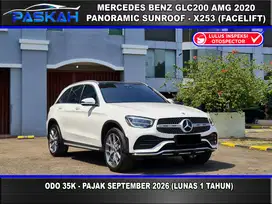 Facelift Bunga=4% Genap Odo=35k SUNROOF MERCEDES Benz GLC200 AMG 2020