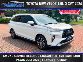Bunga=4.5% TAX-JULI 2026 GENAP Km=7rb TOYOTA NEW VELOZ 1.5L Q 2024