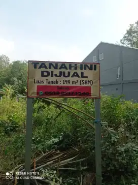 Dijual tanah 149 m2 di wedomartani, karanganyar Ngemplak sleman.