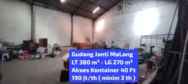 GUDANG SEWA JANTI MALANG 195 jt