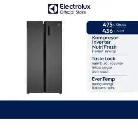 KULKAS 2 PINTU ELECTROLUX SIDE BY SIDE ULTIMATE TASTE ESE4500A-B