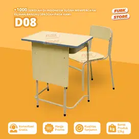 Meja Sekolah Tipe D08 – meja belajar sekolah | meja siswa | kursi sisw