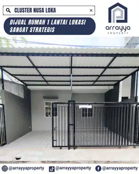 RUMAH BARU SIAP HUNI LOKASI STRATEGIS DI NUSA LOKA BSD CITY MRB57