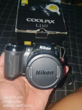 Di jual camera Nikon Coolpix L110 fulset sesuai foto